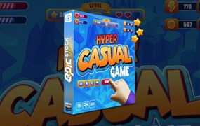 音效:406个益智冒险休闲游戏应用UI交互简单音效 Epic Stock Media – Hyper Casual Game UI