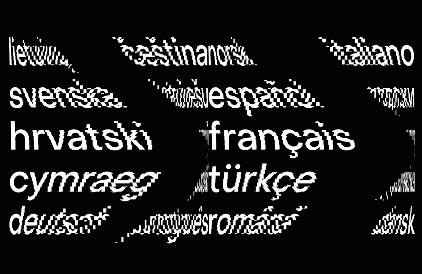 8款现代极简瑞士新格罗泰克几何西文排版印刷字体家族Object Sans by Pangram Pangram 设计素材 sucaiwan.com