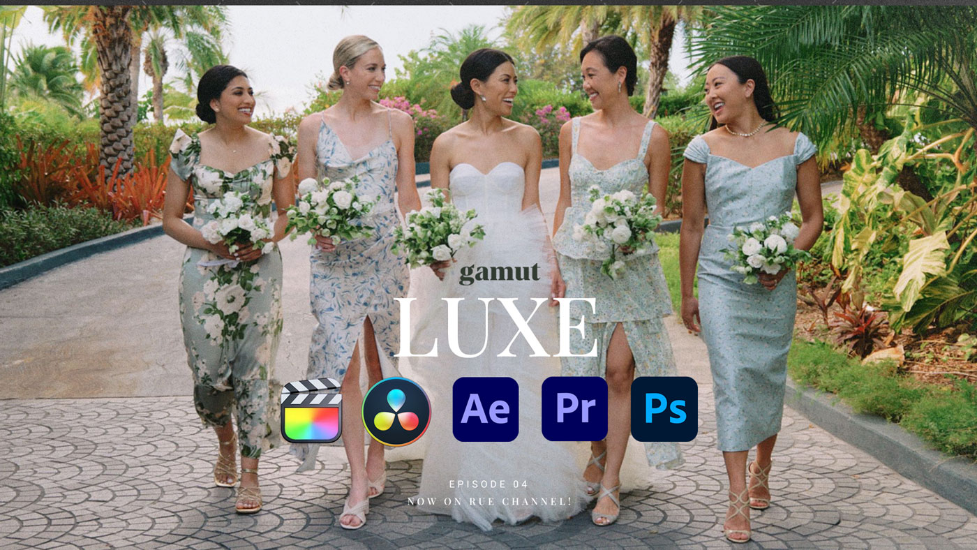 Gamut – Luxe 清新优雅轻奢婚礼旅拍人像摄影色彩分级LUTS调色预设 插件预设 sucaiwan.com