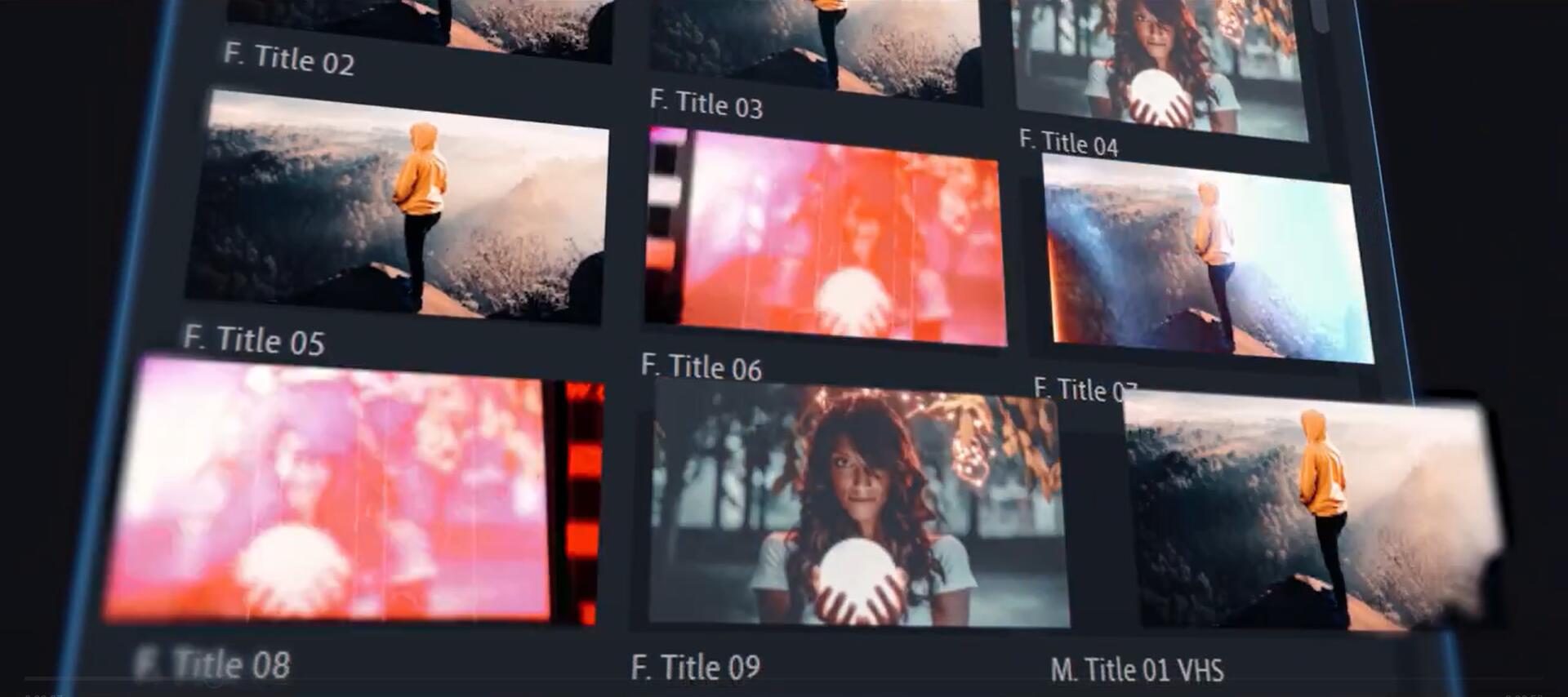 PR模板：24个复古做旧胶片燃烧漏光动态光耀斑转场动画过渡 , sucaiwan.com