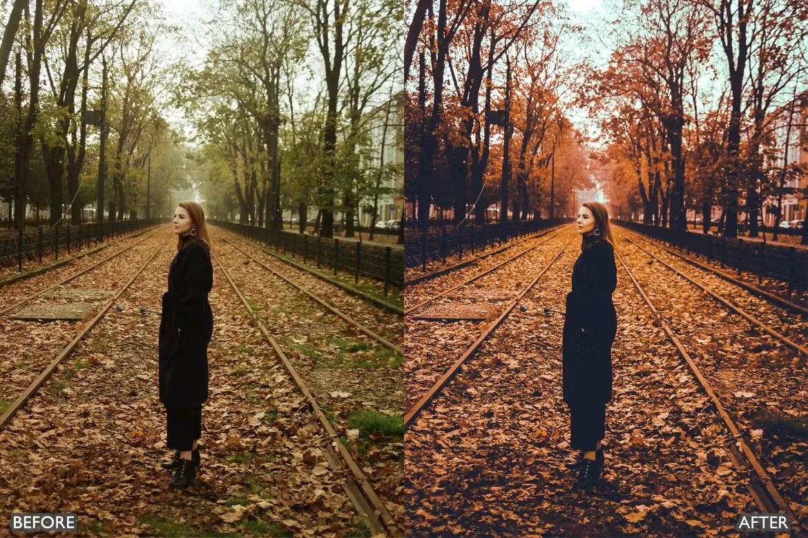 喜怒无常秋天景观荒野摄影后期调色Lightroom预设 Herbst-Herbst-Presets für Lightroom Mobile und Desktop 插件预设 sucaiwan.com