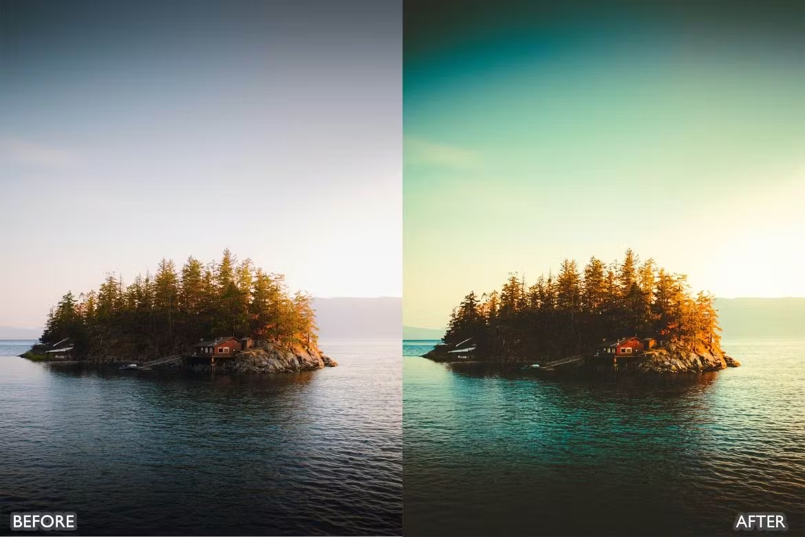 喜怒无常秋天景观荒野摄影后期调色Lightroom预设 Herbst-Herbst-Presets für Lightroom Mobile und Desktop 插件预设 sucaiwan.com