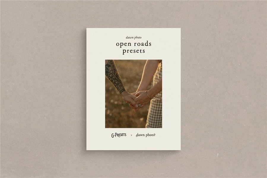 G-Presets 经典怀旧复古色调颗粒氛围落日低光LR调色预设包 G-Presets Open Roads Presets , sucaiwan.com