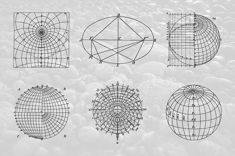 24个数理地理学测算图形AI矢量素材 图片素材 sucaiwan.com