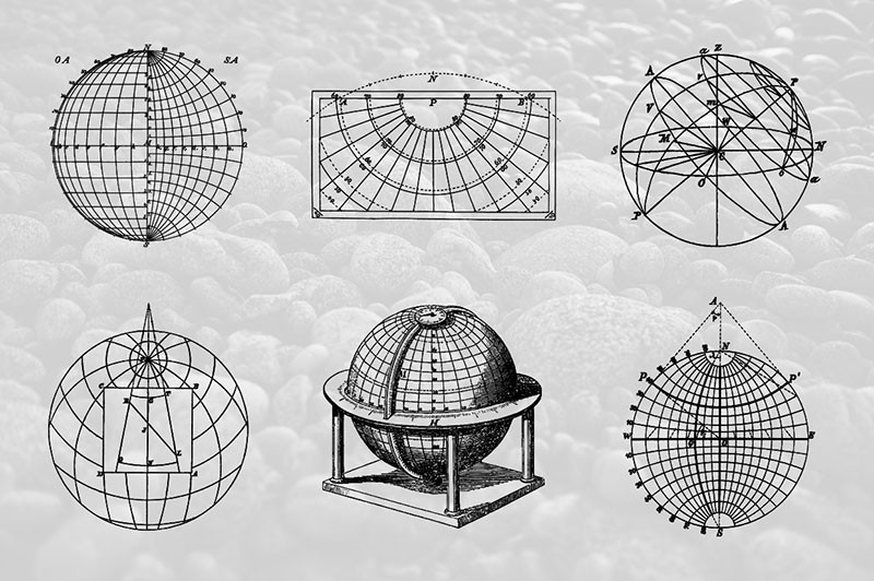 24个数理地理学测算图形AI矢量素材 图片素材 sucaiwan.com