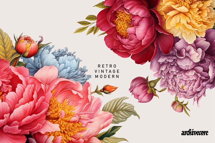 122复古拼贴艺术手绘插画花朵花卉植物树叶PNG剪贴画免扣元素图案印花设计套装BOOK OF FLOWERS 1 by angelainthefields 图片素材 第2张-素材湾丨精选海外优质设计素材资源 122复古拼贴艺术手绘插画花朵花卉植物树叶PNG剪贴画免扣元素图案印花设计套装BOOK OF FLOWERS 1 by angelainthefields 图片素材 sucaiwan.com