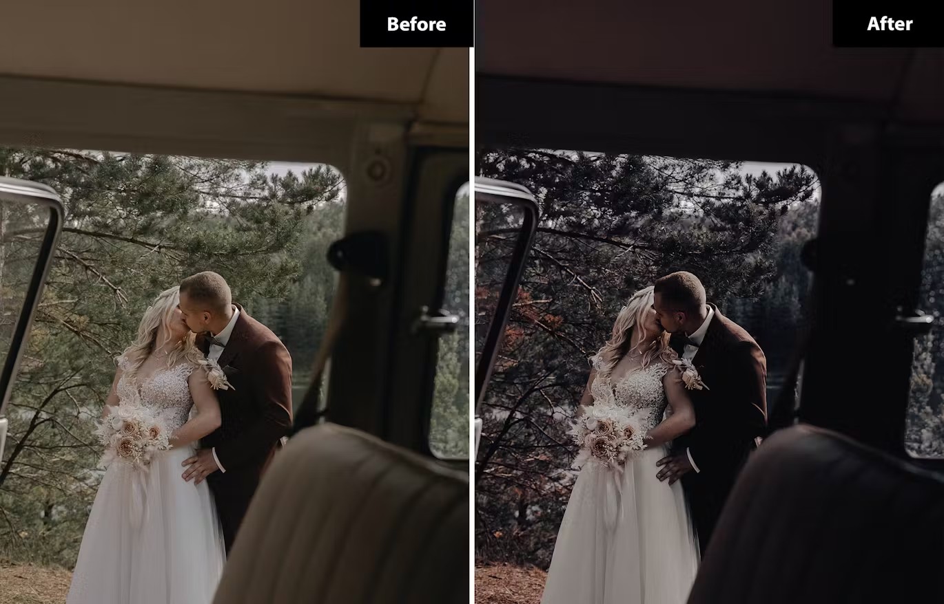 现代电影情绪婚礼旅拍摄影后期调色Lightroom预设 6 Contryside Bridge, Lightroom und Photoshop-Voreinstellung 插件预设 第2张-素材湾丨精选海外优质设计素材资源 现代电影情绪婚礼旅拍摄影后期调色Lightroom预设 6 Contryside Bridge, Lightroom und Photoshop-Voreinstellung 插件预设 sucaiwan.com