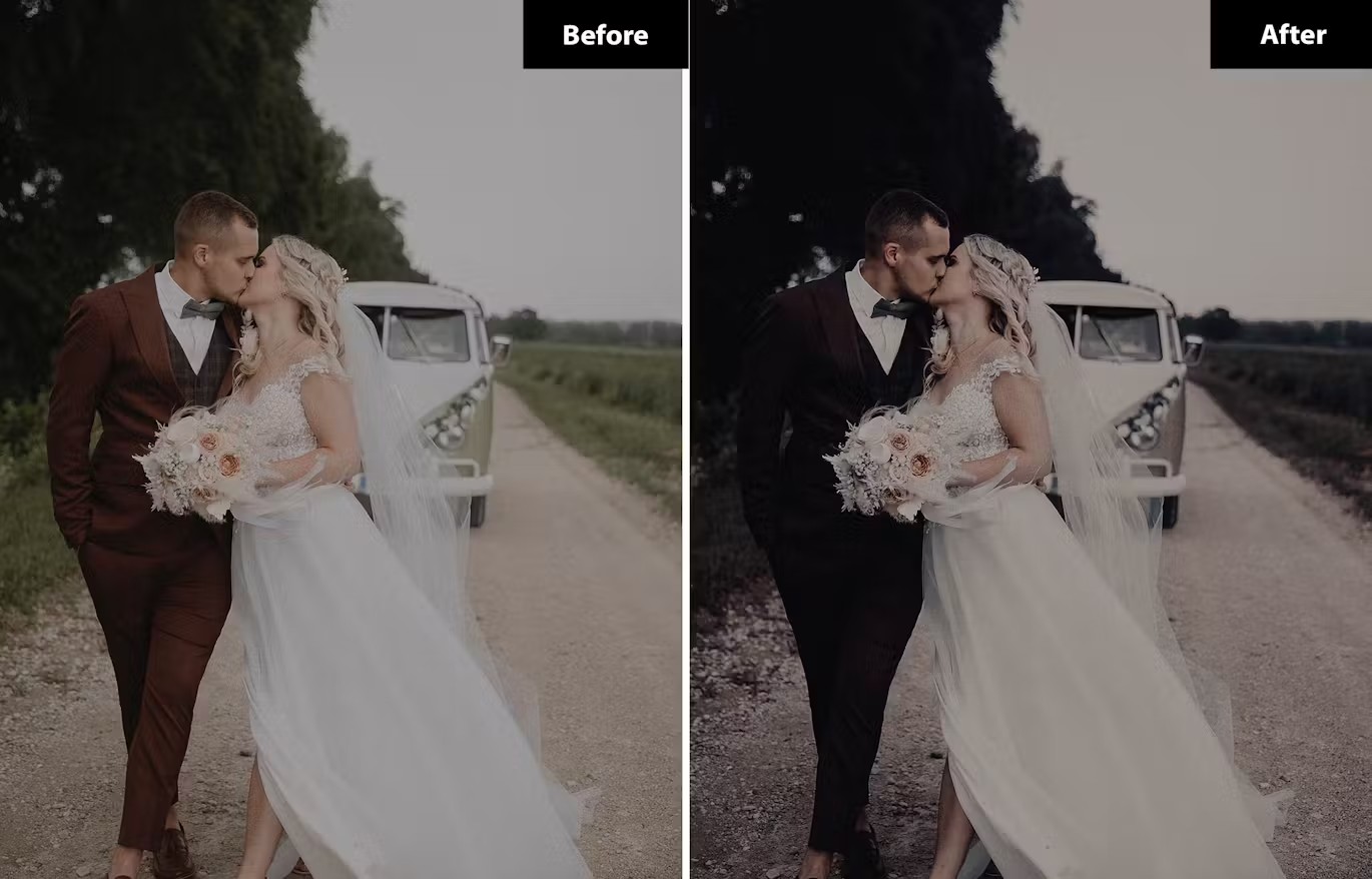 现代电影情绪婚礼旅拍摄影后期调色Lightroom预设 6 Contryside Bridge, Lightroom und Photoshop-Voreinstellung 插件预设 第4张-素材湾丨精选海外优质设计素材资源 现代电影情绪婚礼旅拍摄影后期调色Lightroom预设 6 Contryside Bridge, Lightroom und Photoshop-Voreinstellung 插件预设 sucaiwan.com