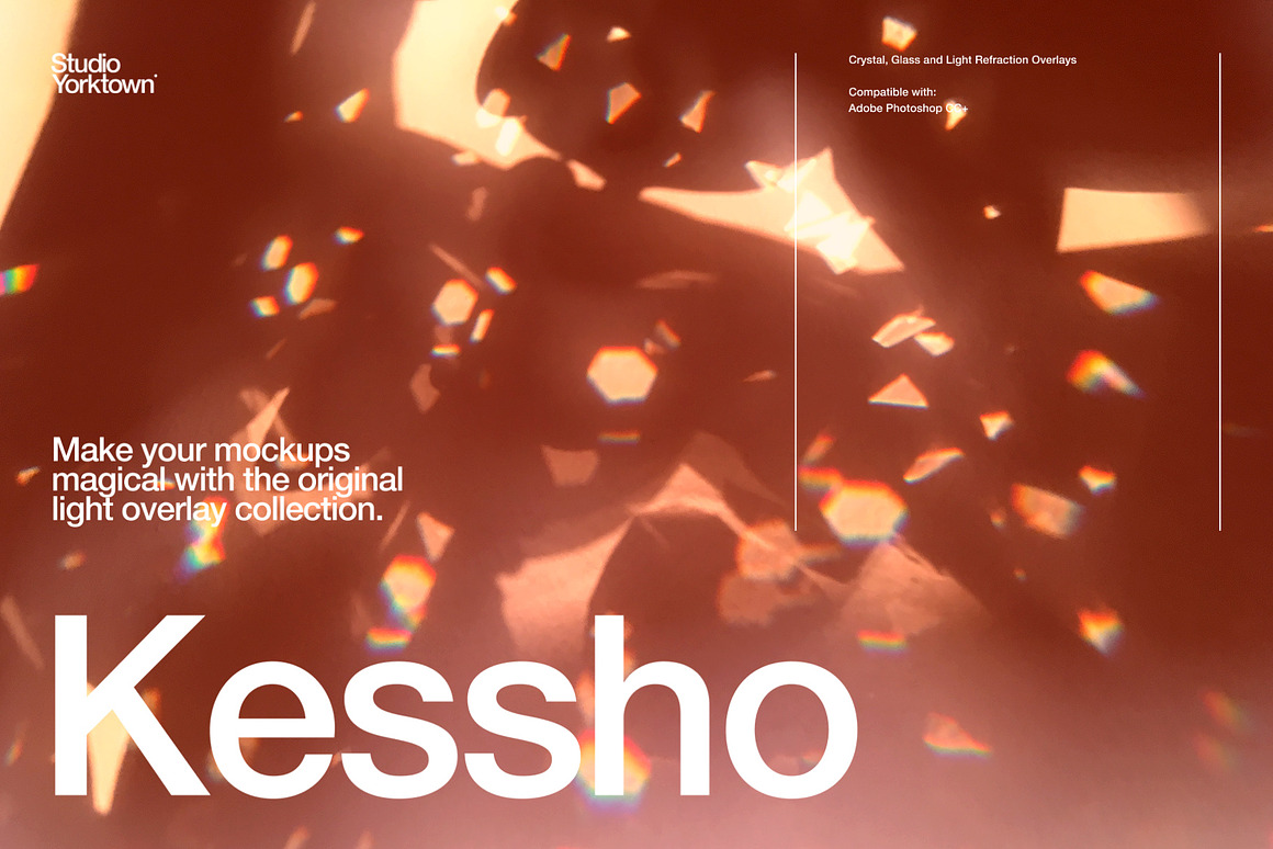 10款水晶光斑光折射叠加效果背景纹理素材 Kessho – Crystal Light Overlays , sucaiwan.com