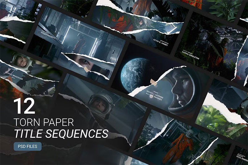 真实撕纸效果效果图层样式PSD , sucaiwan.com