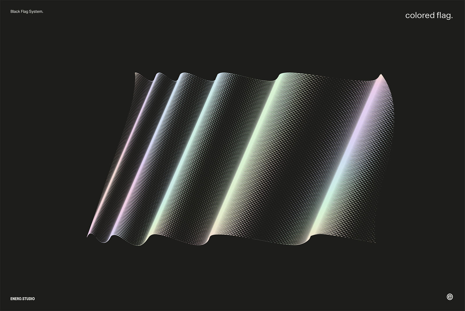 30款3D立体抽象艺术波浪线条网格旗帜AI矢量插画插图图形海报背景设计套装Black Flag Vector Pack 图片素材 sucaiwan.com