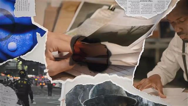 复古剪报撕纸毛边新闻照片电影探案线索侦探节目综艺视频开场AE模板Ripped Newspaper Titles 影视音频 sucaiwan.com