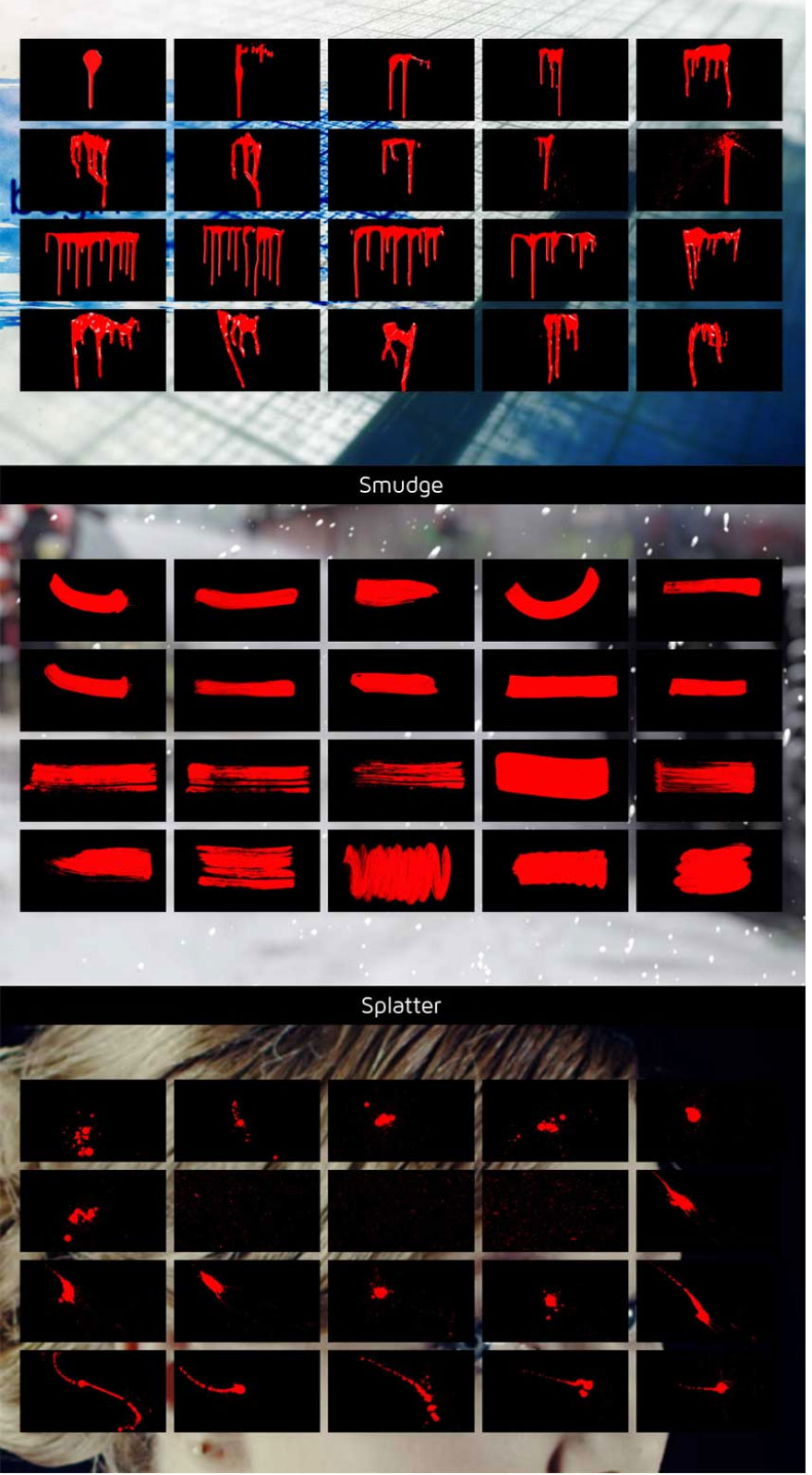 100组4K高清水墨血液飞溅特效合成视频素材 MotionVFX mSplatter , sucaiwan.com