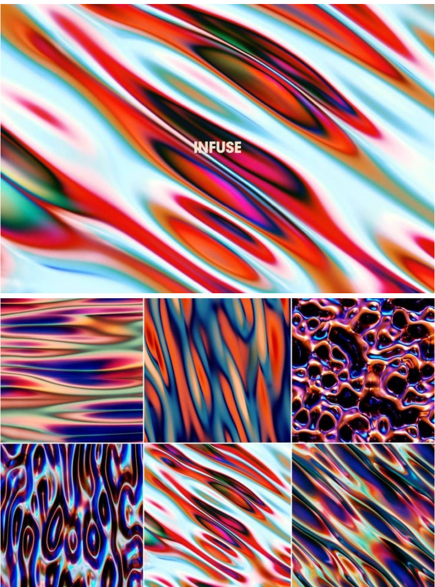 15款6K高清抽象多彩3D金属科幻波纹纹理PNG格式背景图片设计素材 Infuse , 第4张-素材湾丨精选海外优质设计素材资源 15款6K高清抽象多彩3D金属科幻波纹纹理PNG格式背景图片设计素材 Infuse , sucaiwan.com