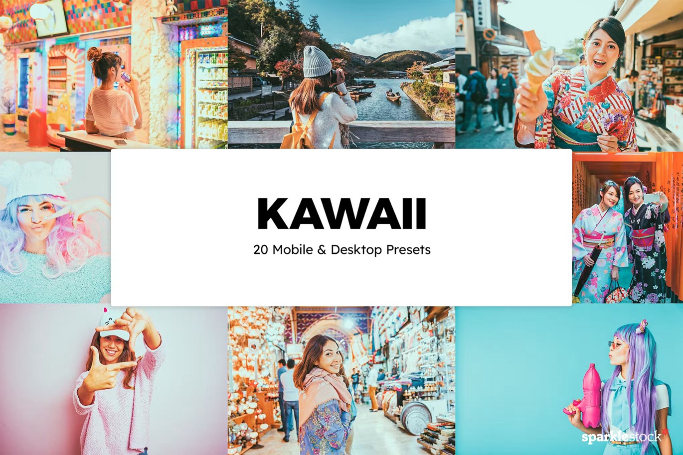 可爱柔和卡哇伊艺术摄影后期Lightroom预设及电影调色LUT预设 20 Kawaii Lightroom Presets und -LUTs 插件预设 第1张-素材湾丨精选海外优质设计素材资源 可爱柔和卡哇伊艺术摄影后期Lightroom预设及电影调色LUT预设 20 Kawaii Lightroom Presets und -LUTs 插件预设 sucaiwan.com