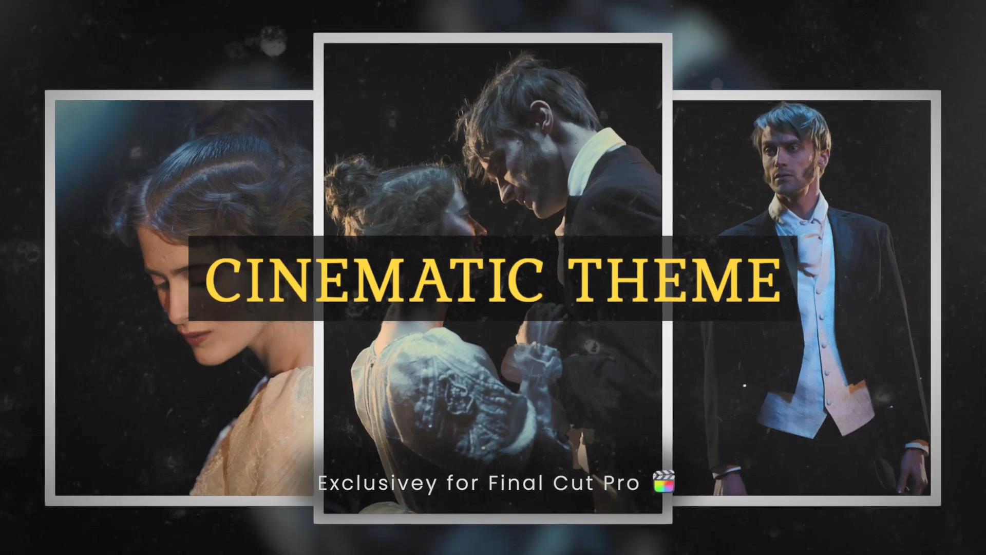 FCPX插件-史诗纪录片电影预告片头片尾文字标题场景转场动画 Cinematic Theme , sucaiwan.com