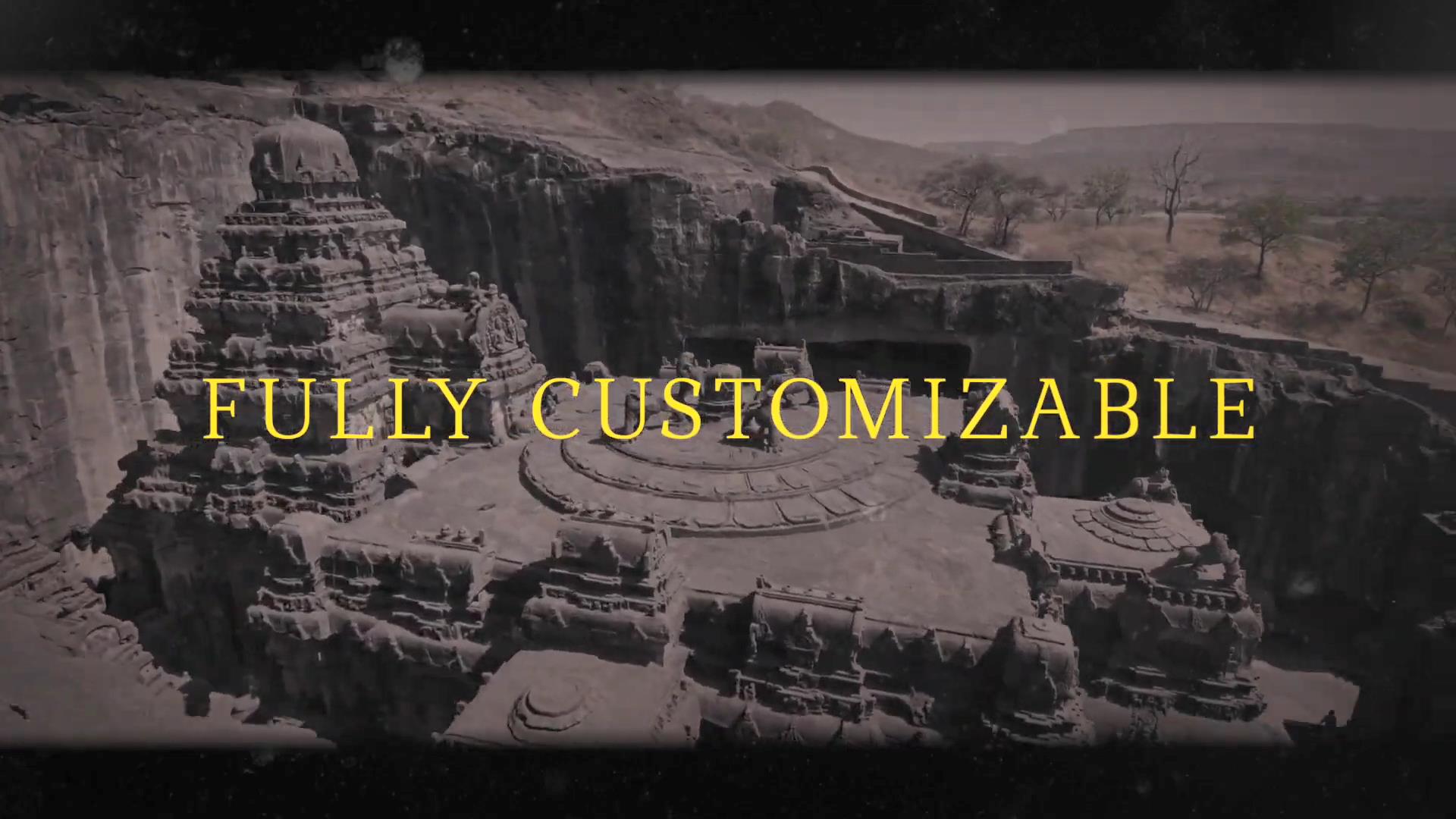 FCPX插件-史诗纪录片电影预告片头片尾文字标题场景转场动画 Cinematic Theme , sucaiwan.com