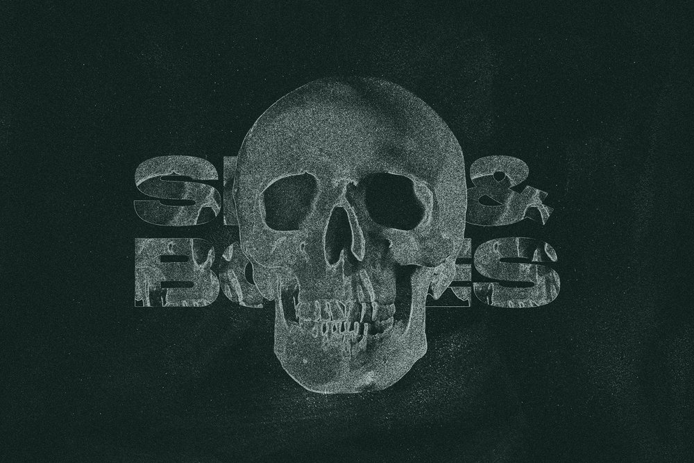 复古颗粒黑白粉笔黑板涂鸦照片转手绘特效PSD样机Chalk Board Effect 插件预设 sucaiwan.com