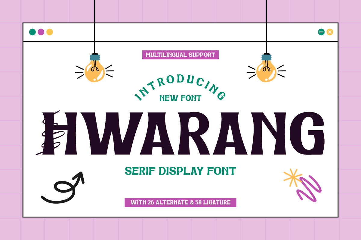 时尚杂志海报徽标设计无衬线英文字体安装包 Hwarang Font , 第1张-素材湾丨精选海外优质设计素材资源 时尚杂志海报徽标设计无衬线英文字体安装包 Hwarang Font , sucaiwan.com