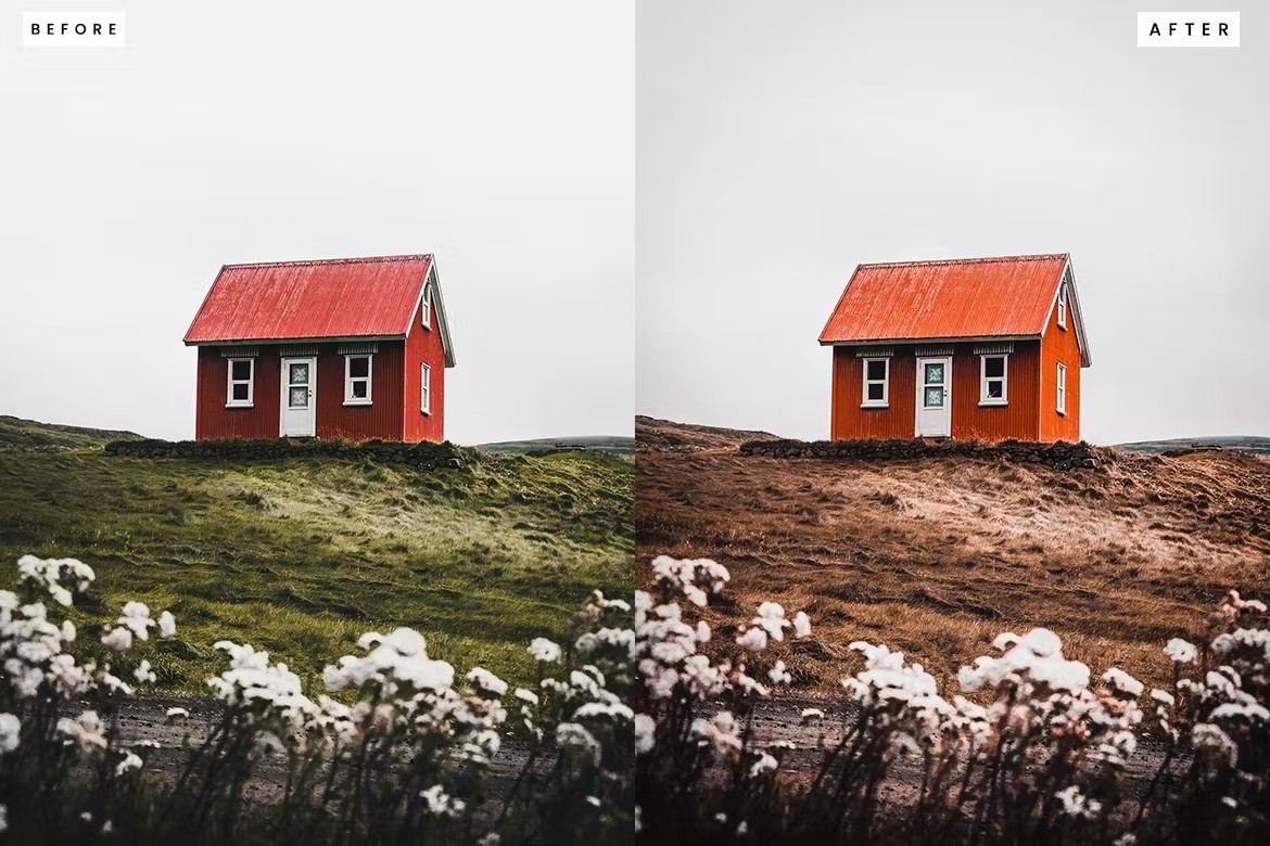 复古怀旧赛博朋克电影婚礼肖像摄影照片Lightroom调色预设 Iceland Vibes Lightroom Presets 插件预设 sucaiwan.com