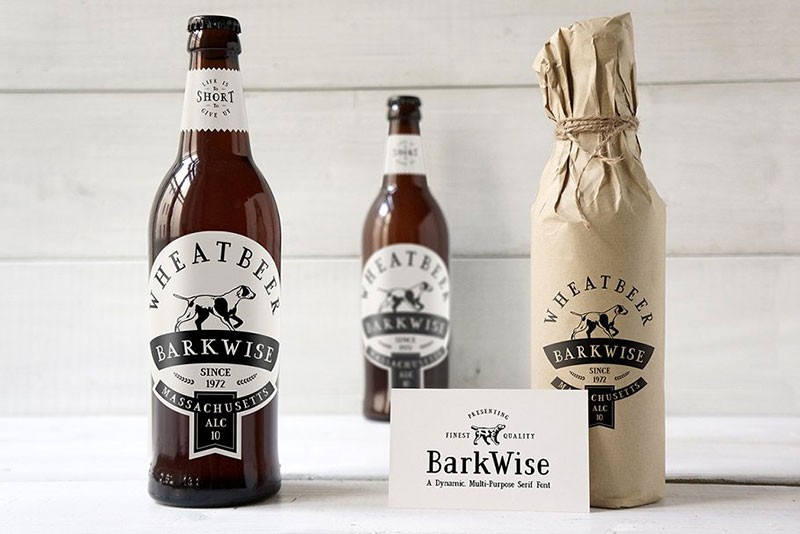 6款产品包装设计的英文字体 设计素材 sucaiwan.com