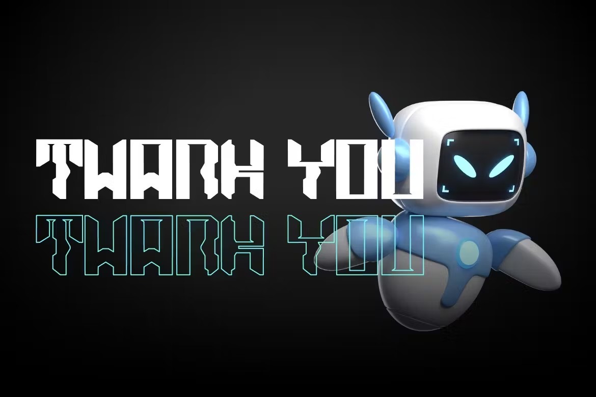 未来科幻电影海报徽标设计无衬线英文字体安装包 Vandroit - Techno Display-Schriftart 设计素材 sucaiwan.com