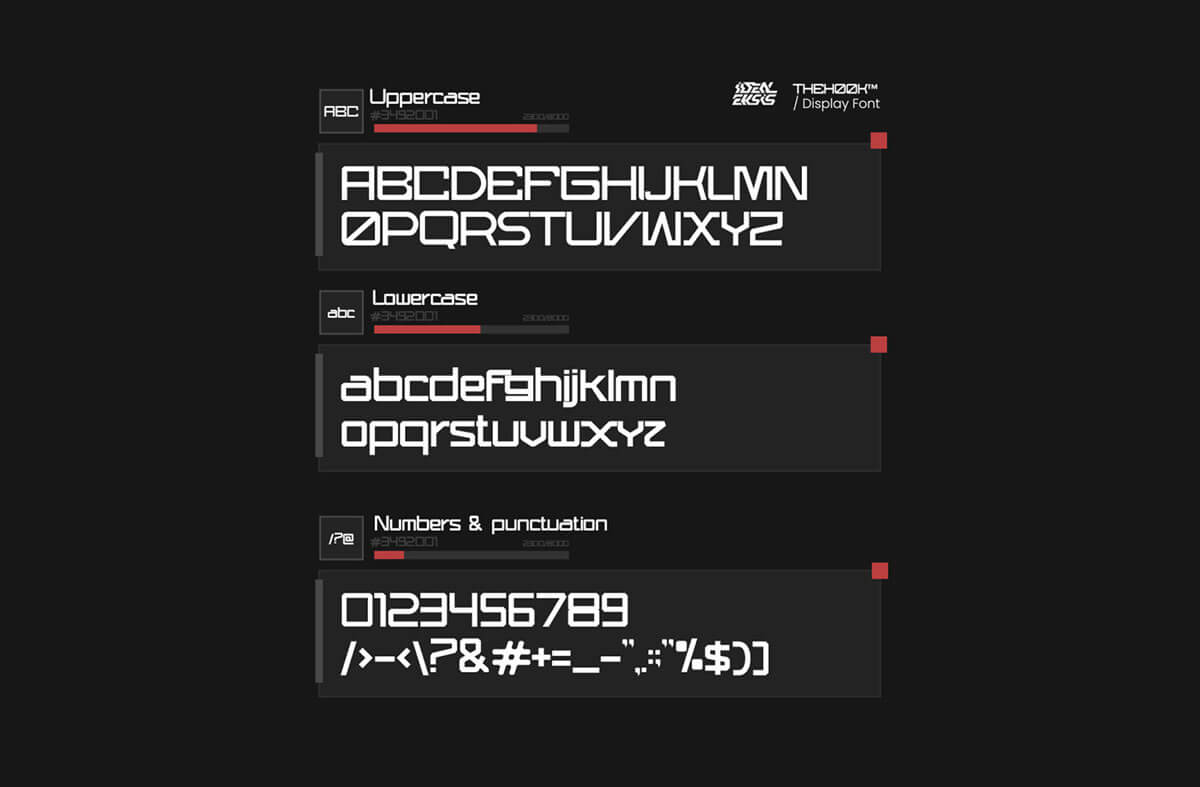 高质量未来派科幻品牌海报杂志排版设计英文字体 THEHOOK - FUTURISTIC DISPLAY FONT 设计素材 第3张-素材湾丨精选海外优质设计素材资源 高质量未来派科幻品牌海报杂志排版设计英文字体 THEHOOK - FUTURISTIC DISPLAY FONT 设计素材 sucaiwan.com