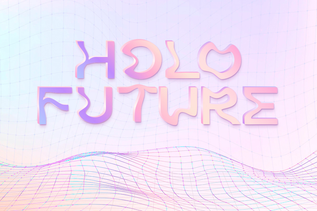 潮流酸性艺术褶皱弯曲实验性设计杂志排版英文字体 Weird Words - Experimental Font 设计素材 sucaiwan.com