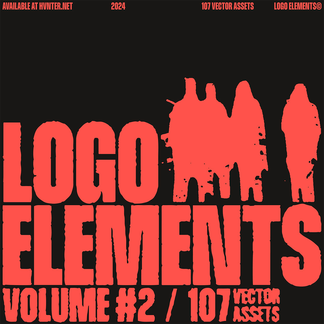 106款现代流行抽象Y2K矢量logo徽标AI图形设计套装Logo Elements Vol. 2 图片素材 sucaiwan.com