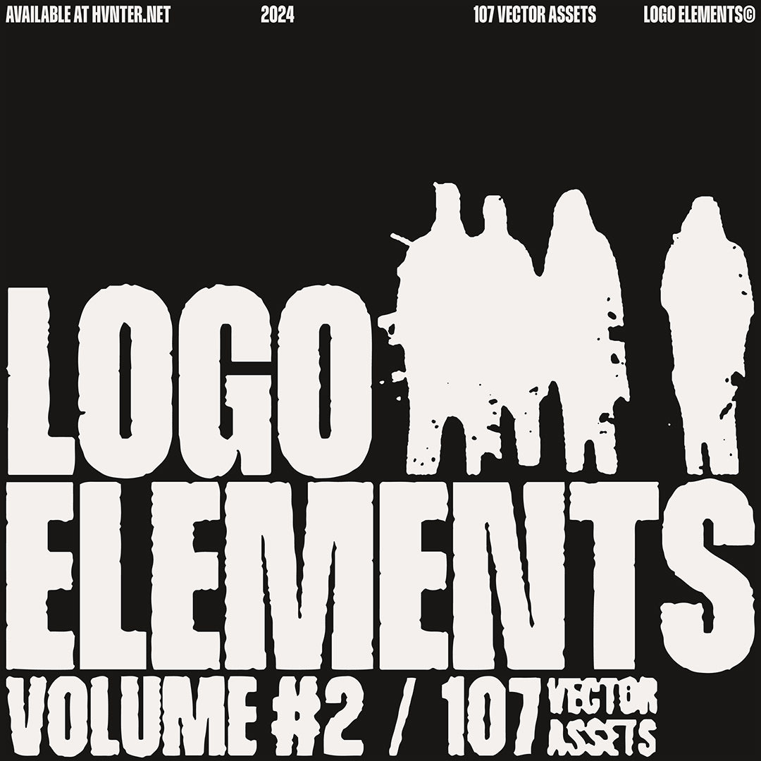 106款现代流行抽象Y2K矢量logo徽标AI图形设计套装Logo Elements Vol. 2 图片素材 sucaiwan.com