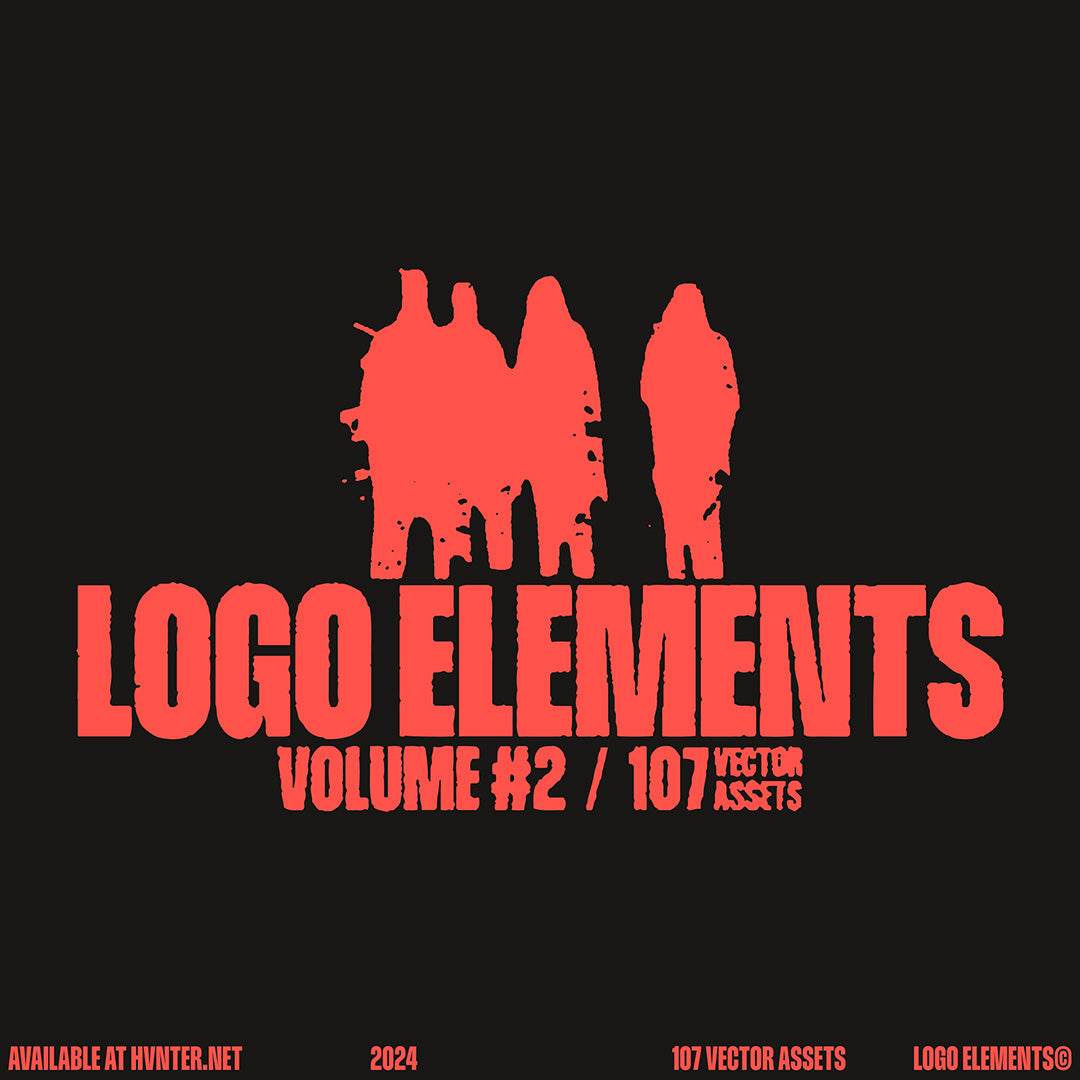 106款现代流行抽象Y2K矢量logo徽标AI图形设计套装Logo Elements Vol. 2 图片素材 sucaiwan.com
