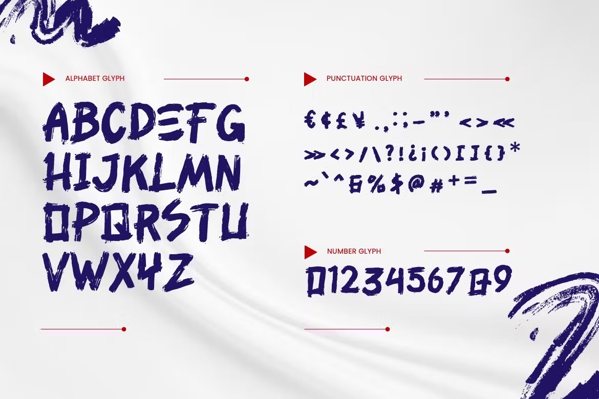 优雅杂志海报徽标设计手写英文字体安装包 Takiyo – Textured Brush 设计素材 sucaiwan.com