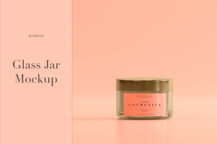 6款时尚化妆护肤品品牌面霜玻璃罐包装纸盒设计PS贴图效果图样机模板 Cosmetic Glass Jar Mockup Set , 第1张-素材湾丨精选海外优质设计素材资源 6款时尚化妆护肤品品牌面霜玻璃罐包装纸盒设计PS贴图效果图样机模板 Cosmetic Glass Jar Mockup Set , sucaiwan.com