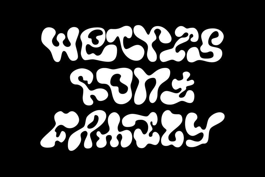 复古90年代趣味逆反差流动液体logo海报画册排版抽象装饰字体Liquid Type Wetris Display Font 设计素材 第8张-素材湾丨精选海外优质设计素材资源 复古90年代趣味逆反差流动液体logo海报画册排版抽象装饰字体Liquid Type Wetris Display Font 设计素材 sucaiwan.com