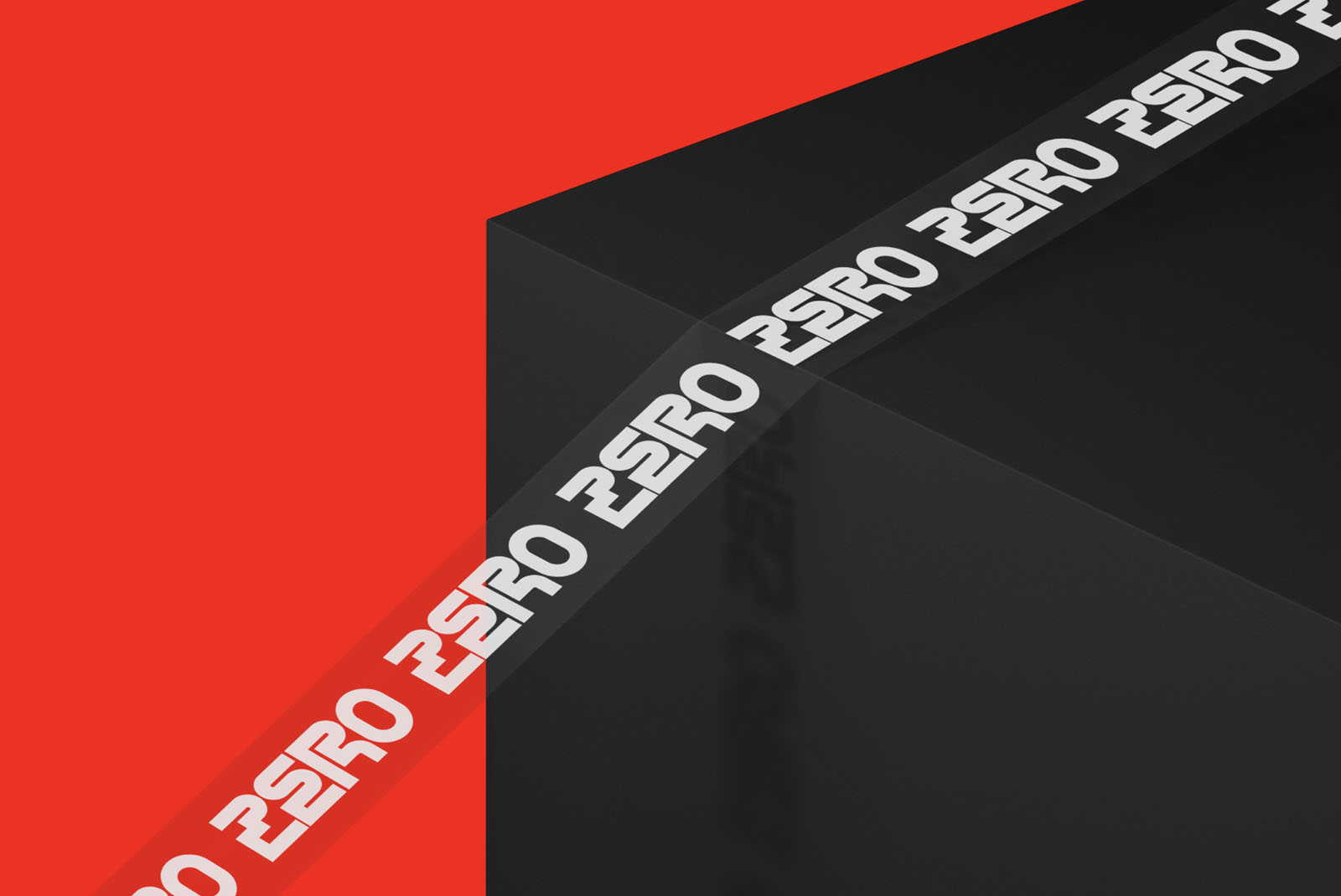 未来现代几何创意科技赛博朋克抽象艺术海报标题排版logo无衬线装饰西文字体Zero Font 设计素材 sucaiwan.com