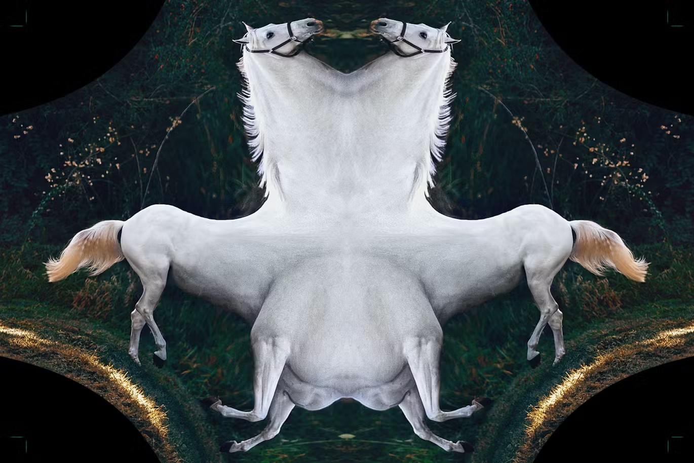 抽象艺术万花筒超现实视觉扭曲特效图片设计后期处理PS特效动作Unwrap Machine – Quad Distort Action 插件预设 sucaiwan.com