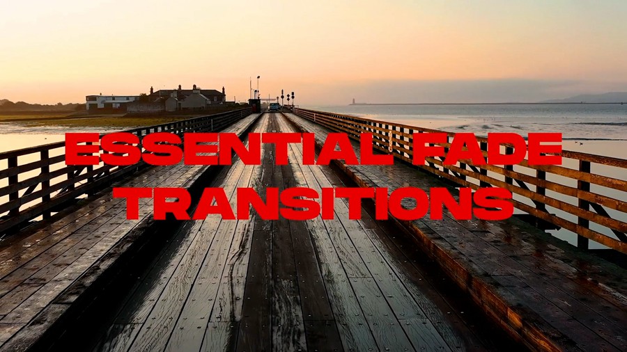 达芬奇预设： 25个淡入淡出渐隐转场过渡 Essential Fade Transitions for DaVinci Resolve 插件预设 sucaiwan.com