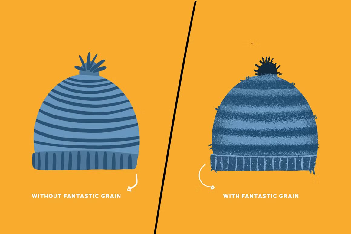 Fantastic grain for Procreate 8支出色颗粒硬粒人群纹点纹阴影颗粒Procreate笔刷 笔刷资源 sucaiwan.com