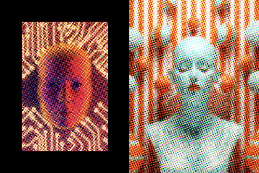 潮流未来派科幻像素风街机游戏半色调海报PSD模板素材 Colorful Pixels Photo Effect 图片素材 第5张-素材湾丨精选海外优质设计素材资源 潮流未来派科幻像素风街机游戏半色调海报PSD模板素材 Colorful Pixels Photo Effect 图片素材 sucaiwan.com