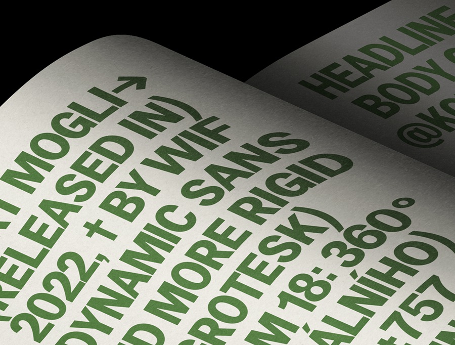复古怪诞汽车灵感品牌设计海报排版英文字体 KT Mogli - Dynamic Sans Serif 设计素材 sucaiwan.com