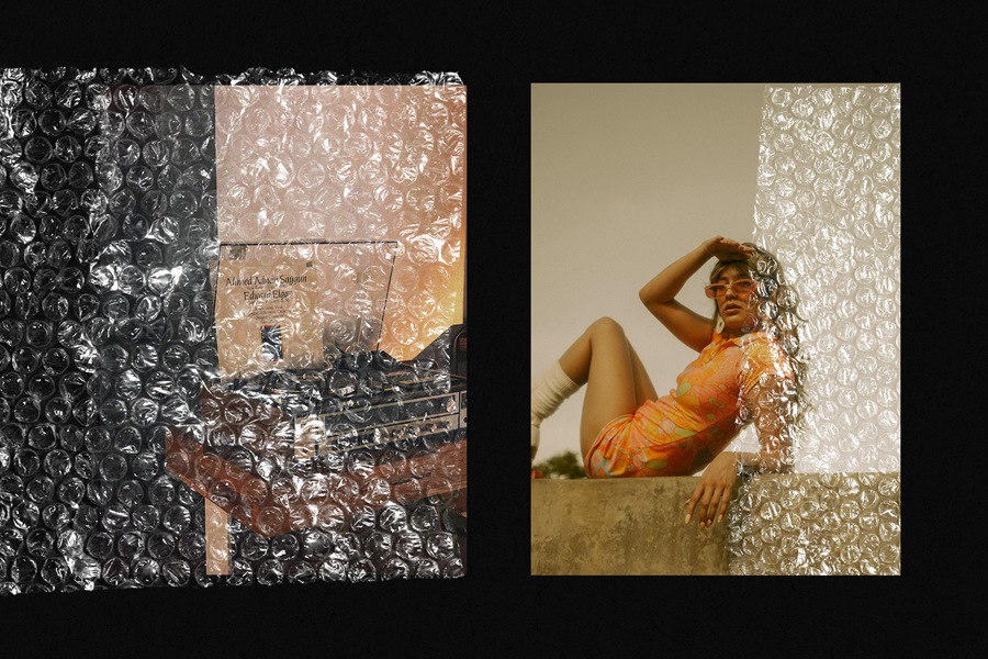 40款逼真复古撕裂透明塑料气泡膜包装膜PNG免扣叠加肌理纹理图片设计元素Realistic Bubble Wrap Textures 图片素材 sucaiwan.com