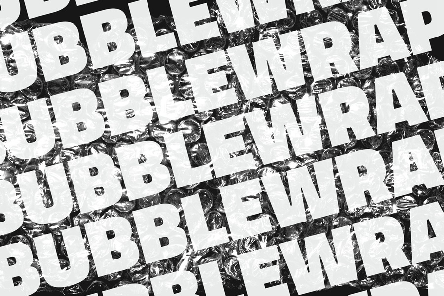 40款逼真复古撕裂透明塑料气泡膜包装膜PNG免扣叠加肌理纹理图片设计元素Realistic Bubble Wrap Textures 图片素材 sucaiwan.com