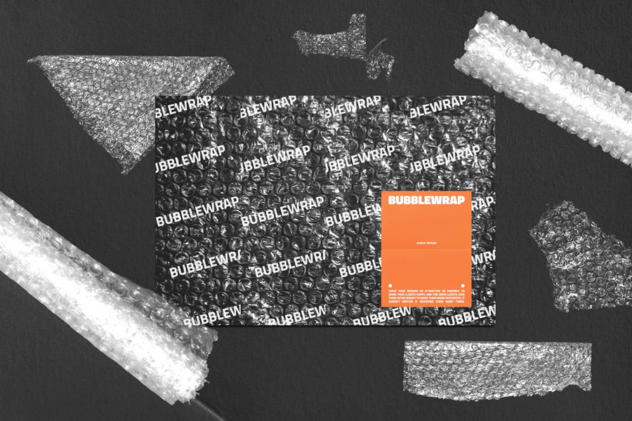 40款逼真复古撕裂透明塑料气泡膜包装膜PNG免扣叠加肌理纹理图片设计元素Realistic Bubble Wrap Textures 图片素材 sucaiwan.com