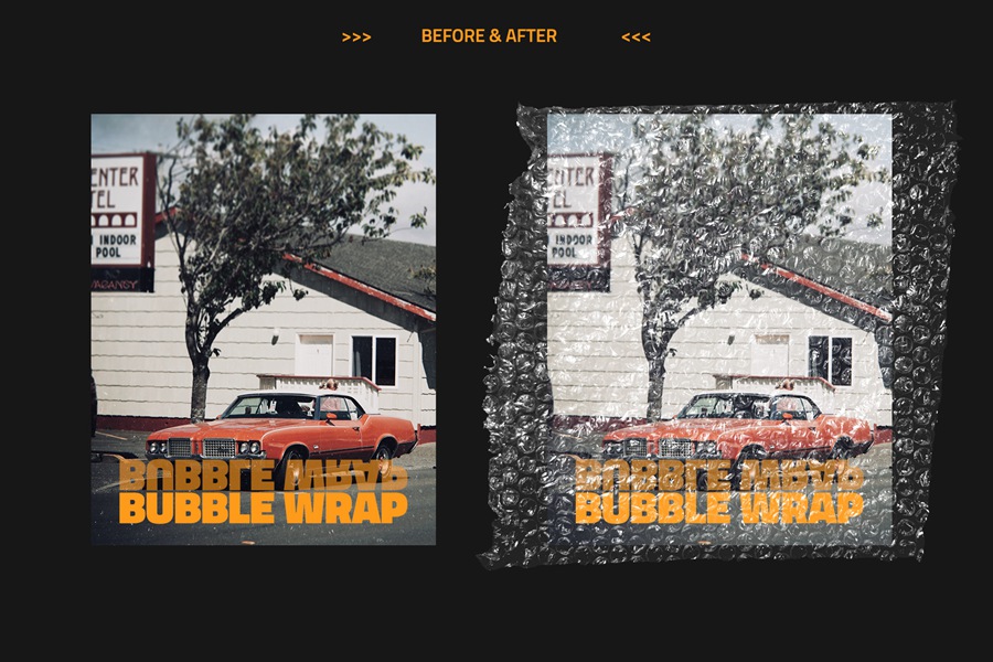 40款逼真复古撕裂透明塑料气泡膜包装膜PNG免扣叠加肌理纹理图片设计元素Realistic Bubble Wrap Textures 图片素材 sucaiwan.com