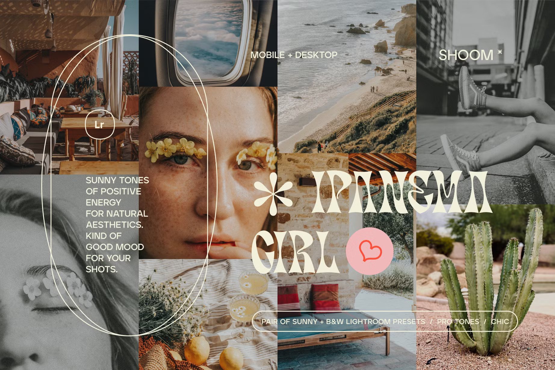 IPANEMA GIRL / SUNNY LIGHTROOM PAIR 自然美感情绪化氛围时尚人像实物摄影后期LR预设 插件预设 第1张-素材湾丨精选海外优质设计素材资源 IPANEMA GIRL / SUNNY LIGHTROOM PAIR 自然美感情绪化氛围时尚人像实物摄影后期LR预设 插件预设 sucaiwan.com