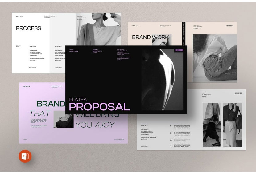 现代品牌营销策划提案简报设计ppt模板 , 第1张-素材湾丨精选海外优质设计素材资源 现代品牌营销策划提案简报设计ppt模板 , sucaiwan.com