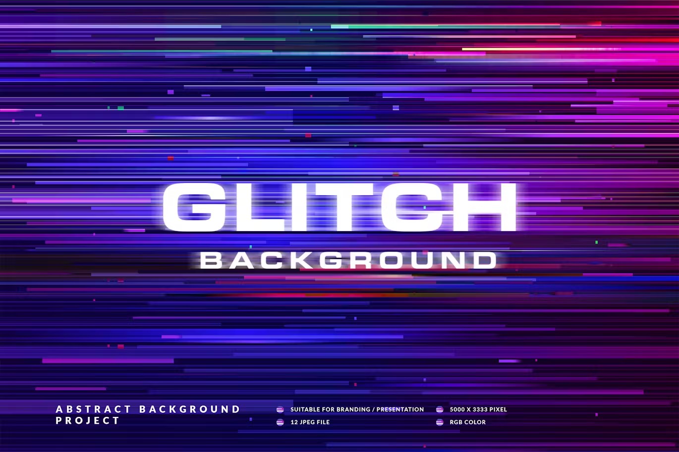 15款复古科幻赛博故障扭曲信号失真抽象艺术背景肌理壁纸图片设计套装Abstract Glitch Backgrounds 图片素材 sucaiwan.com