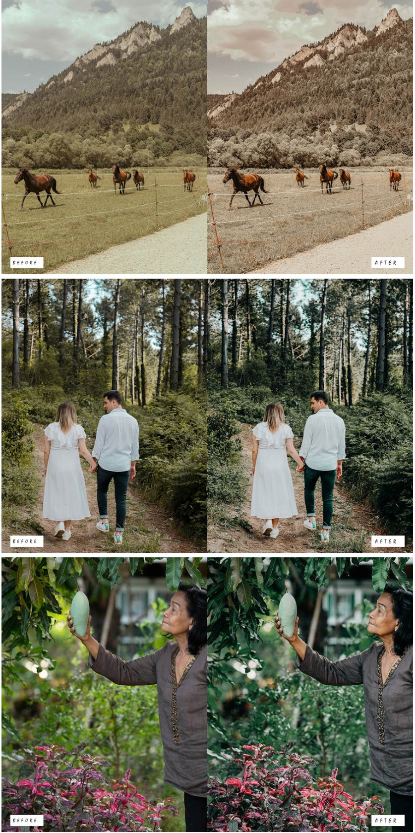 10组农舍乡村复古电影博主摄影照片调色Lightroom预设 10 Farmhouse Rustic Lightroom Presets 插件预设 第4张-素材湾丨精选海外优质设计素材资源 10组农舍乡村复古电影博主摄影照片调色Lightroom预设 10 Farmhouse Rustic Lightroom Presets 插件预设 sucaiwan.com