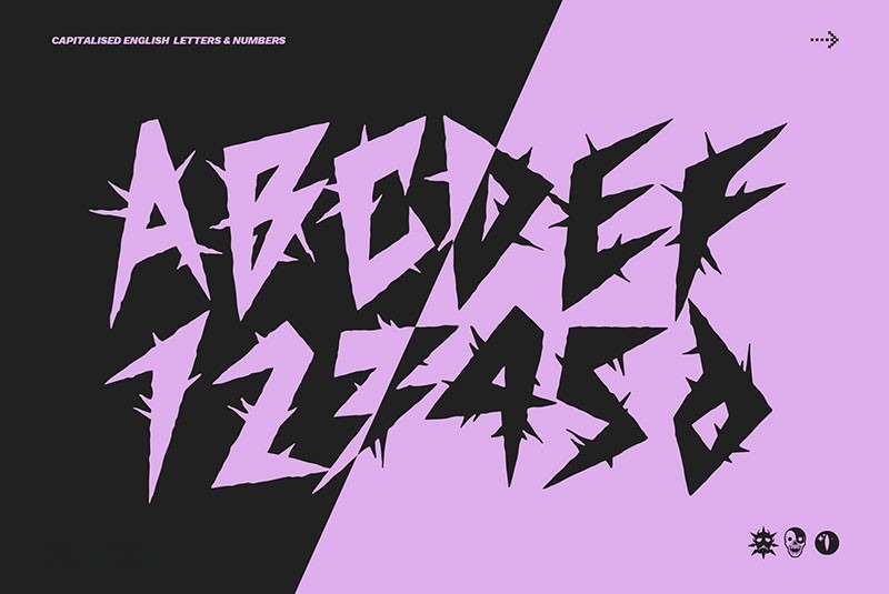 PARASITE 潮流装饰英文字体 设计素材 sucaiwan.com