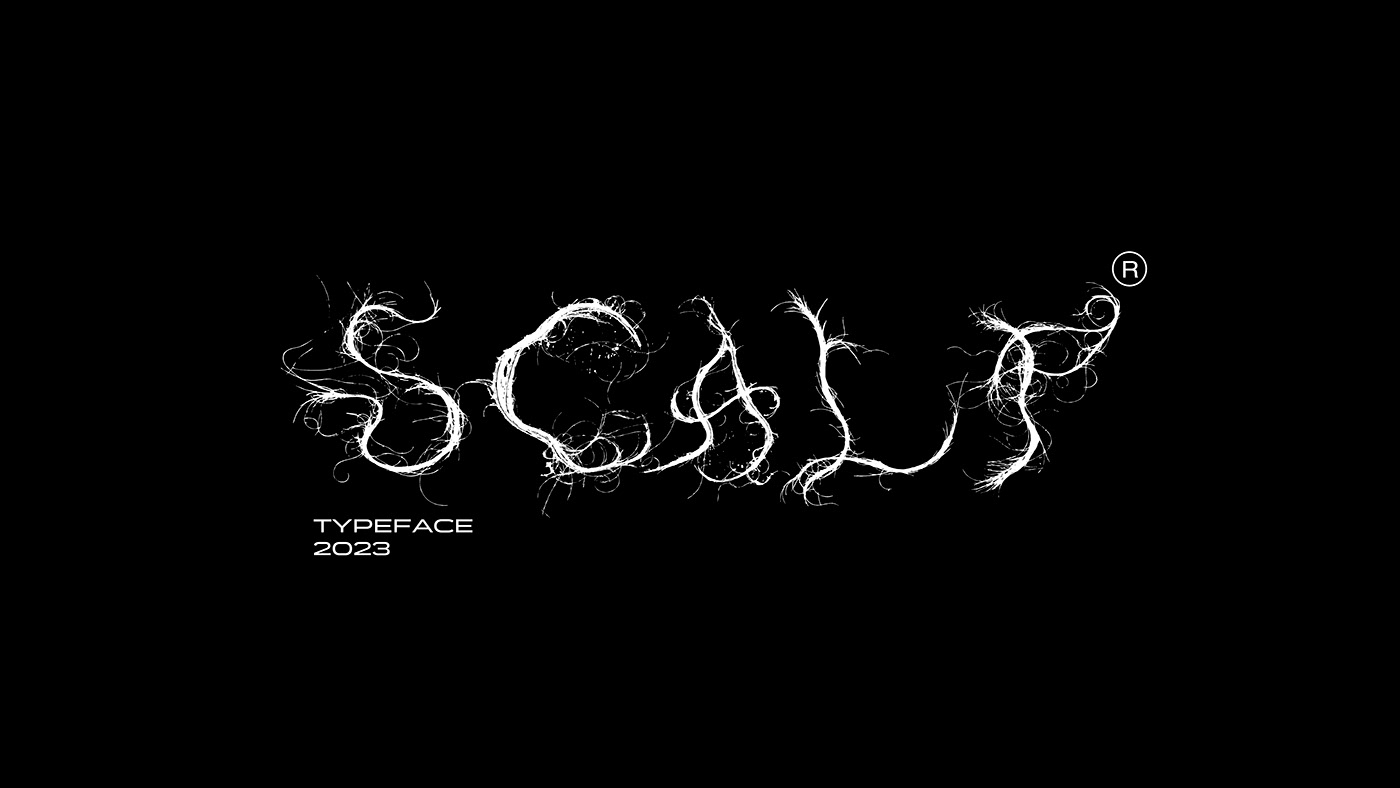 小众酸性艺术头发灵感装饰英文字体 Scalp - Typeface 设计素材 sucaiwan.com